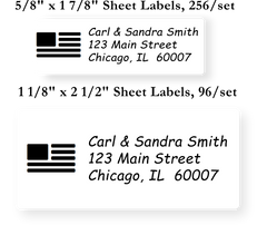 Icon Address Labels on Sheets