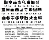 Icon Address Labels on Sheets