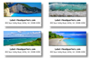 Ocean Address Labels on Sheets