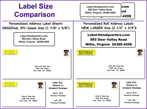 Basic Return Address Labels Basic Return Address Labels – Label-Headquarters.com