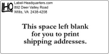 Personalized Shipping Labels - 2" x 4"
