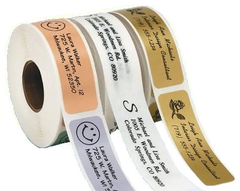 Personalized Roll Address Labels <br>New Larger Size (2 1/2 x 3/4)!