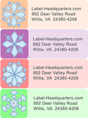 Seasonal Sheet Labels